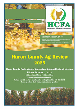 Huron Federation of Agriculture - 2025 Annual Report